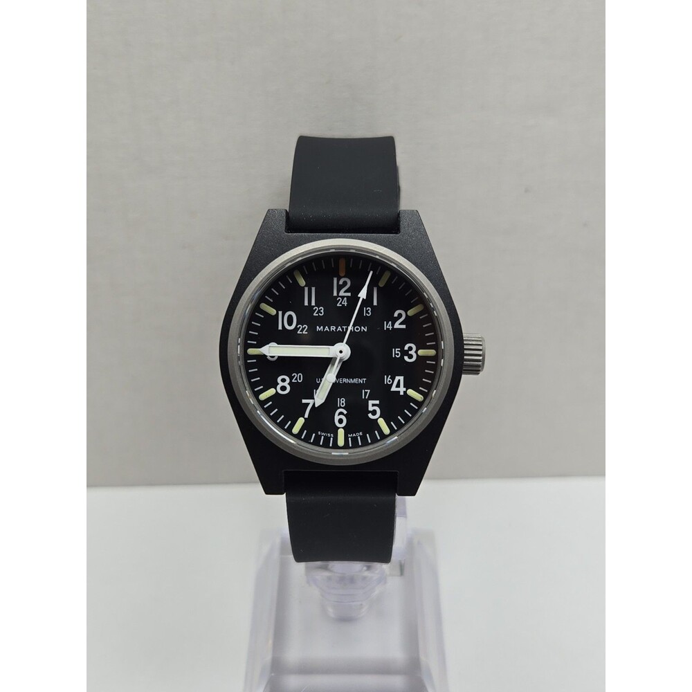 Marathon GPQ US Government Military Field Watch Swiss Quartz 34mm New Battery